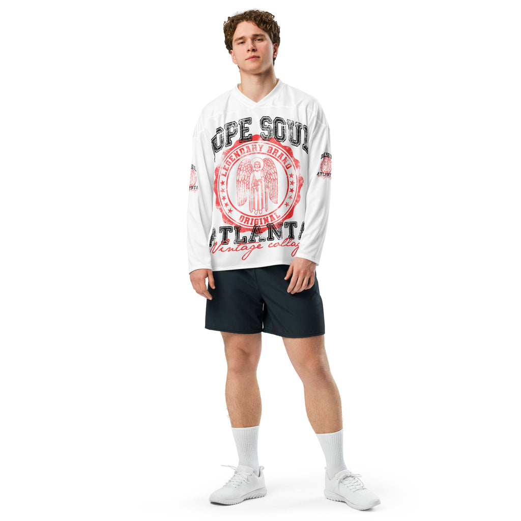 Vintage Collage Hockey Jersey