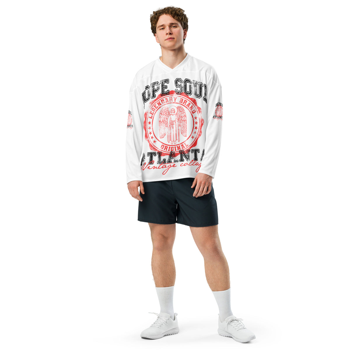 Vintage Collage Hockey Jersey